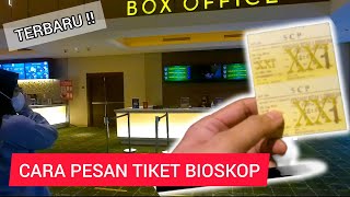 Cara pesan tiket bioskop terbaru