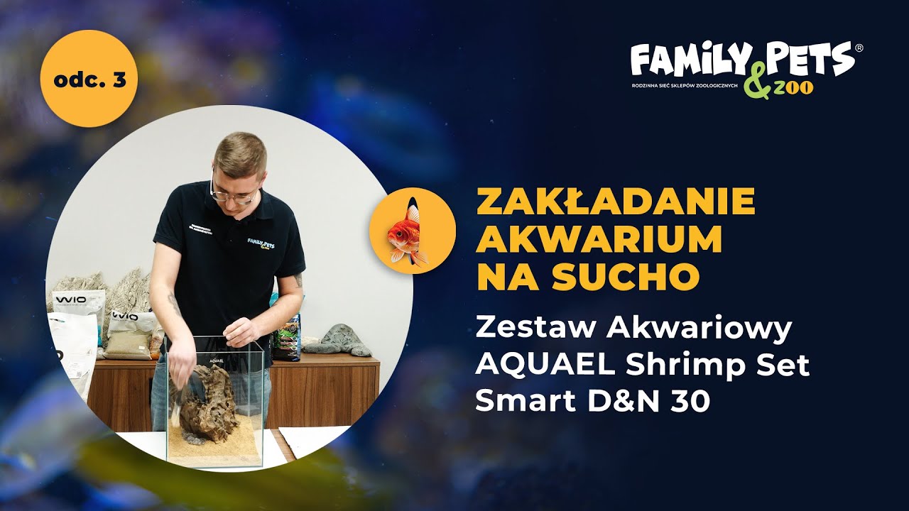 Zakładanie akwarium na sucho - odc. 3. - AQUAEL Shrimp Set Smart D&N 30