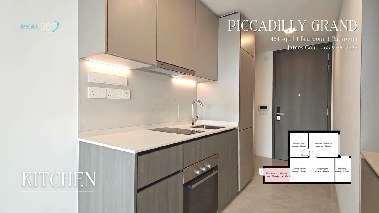 Piccadilly Grand: 1-Bedroom Apartment
