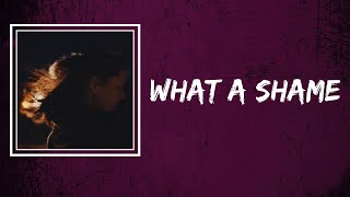 Lizzy McAlpine - what a shame (Lyrics)