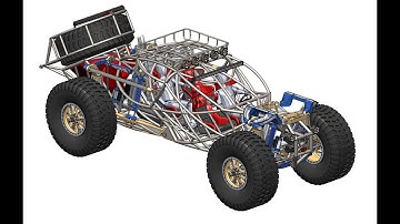 Designing the Ultimate Rock Bouncer Style Ultra4 Tube Chassis - 3D Sketch and Design Process