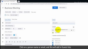 How to send Google Calendar invite