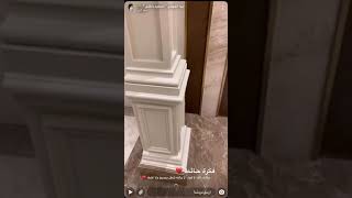 تغطية المهندسة مها الجهمي لقصر نيو كلاسيك من أعمال تصميم داخلي وتنفيذ شركة فكرة حائط wall idea