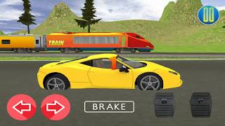 Sports Car vs Train High Speed Racing Mobile Game screenshot 2