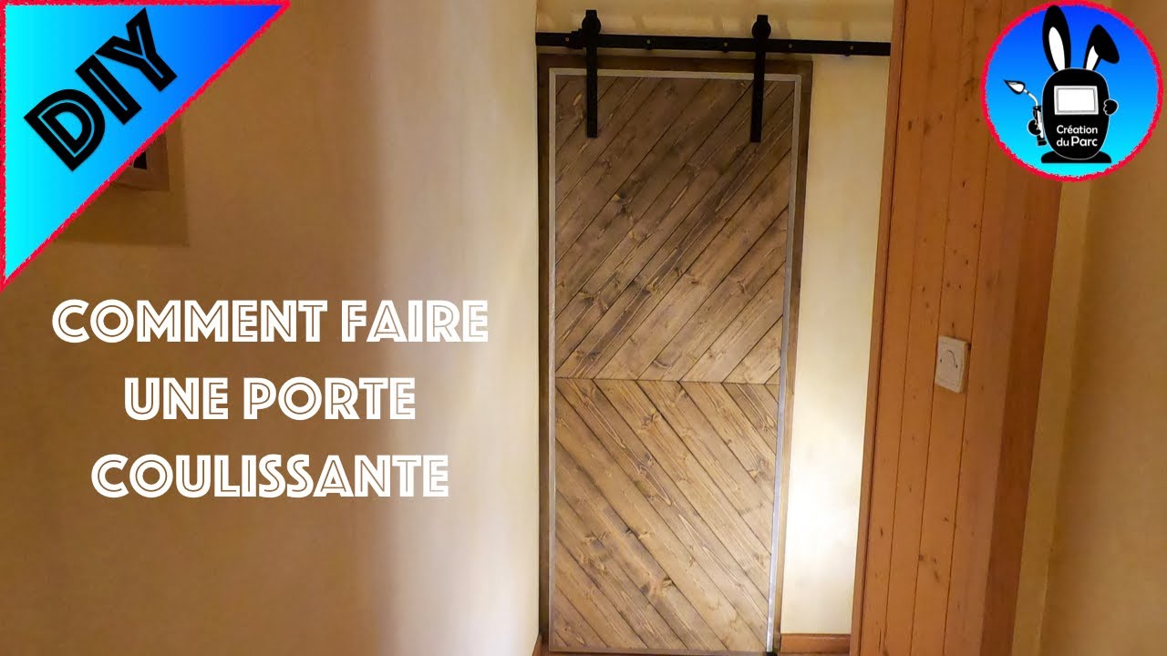 DIY Comment fabriquer une porte coulissante YouTube