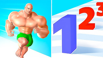 Number Master vs Muscle Rush - Gameplay Walkthrough All Levels [Android & IOS]