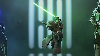 Sometimes playing with Yoda is really fun | Star Wars Battlefront 2 | CO-OP on Geonosis