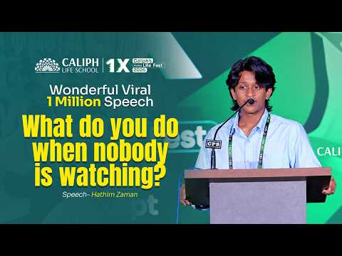 Wonderful Viral 1 Million Speech I Caliph life school I
