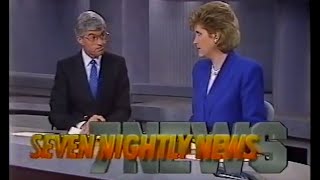 BTQ7 Seven Nightly News Opener/Closer - 15/5/1989