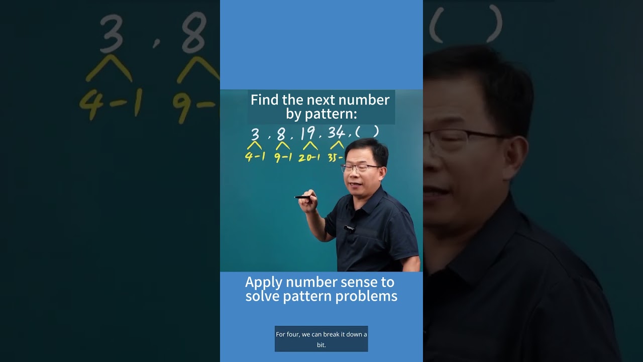 Apply number sense to solve pattern problems #education #calculation #puzzle #math #maths