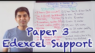 Edexcel Economics - Paper 3 Tips