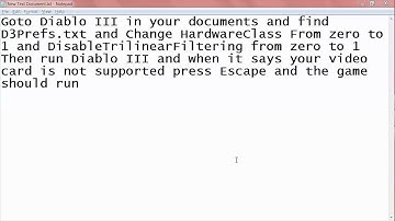 How to play Diablo III on an Unsupported video card