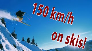 Madness. The skier reached a speed of 150 km / h