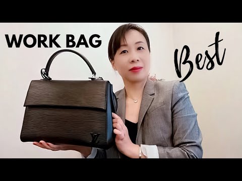 Louis Vuitton LV Cluny Handbag Purse EPI Black Leather Bag - Good
