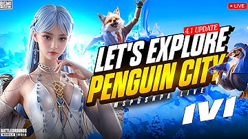 ✨1V1 TDM | BGMI 4.1 UPDATE IS HERE🎀 PENGUIN CITY #bgmilive #bgmishorts #shortslive #verticallive
