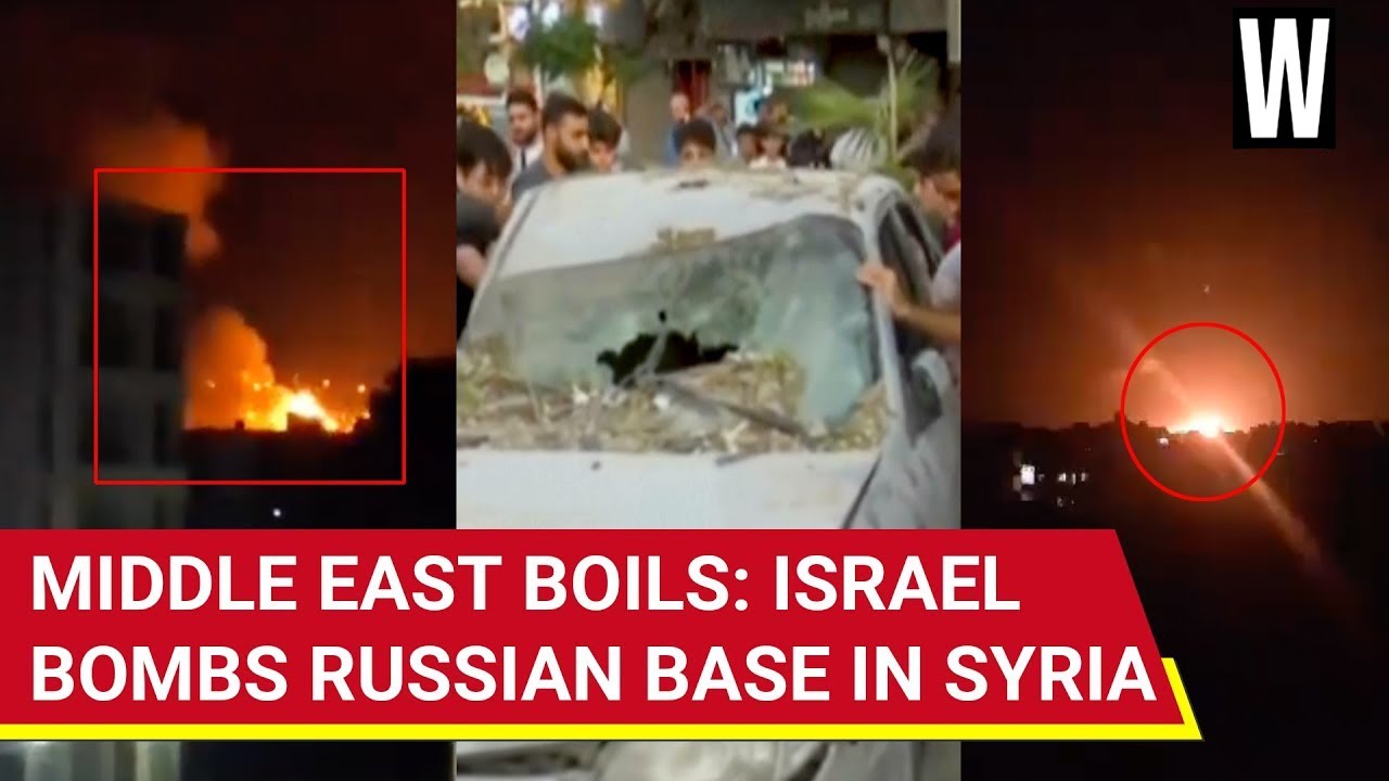 Israel Attacks Russian Airbase: Missiles Blow Up Massive Weapons Depot In Syria
