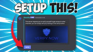 How To Make A DISCORD Verification System In 2024