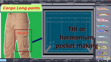 Cargo Pocket Sewing Pattern Design // Lactra tech // harmonium pattern daft //Green bd studio*
