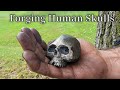 Forging a human skull  thak ironworks