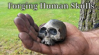 Forging a Human Skull  Thak Ironworks