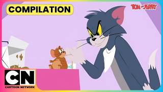 Tom Crashes the Feast!🍗😂| Tom and Jerry😺| Party Special🥳| Cat & Mouse Cartoon😁| @cnindia 