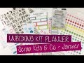 Unboxing  kit planner francais  scrap kits  co janvier 2018  pnixie