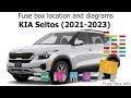 Fuse box location and diagrams: KIA Seltos (2021-2023)
