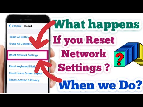 Will resetting my network settings delete everything?