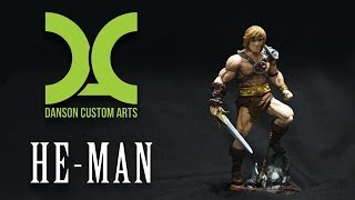 He-man Sculpture | polymer clay Timelapse