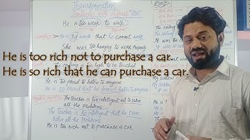 Transformation of Sentences with Adverb 