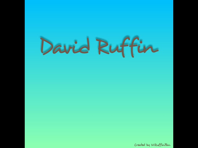 David Ruffin - Out In The Country