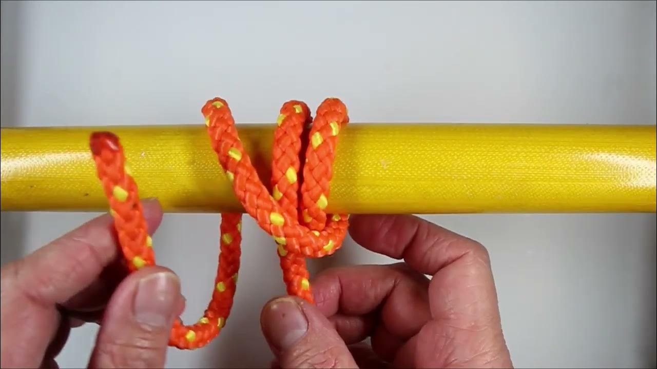 How To Tie The Rolling Hitch Knot And Its Applications YouTube