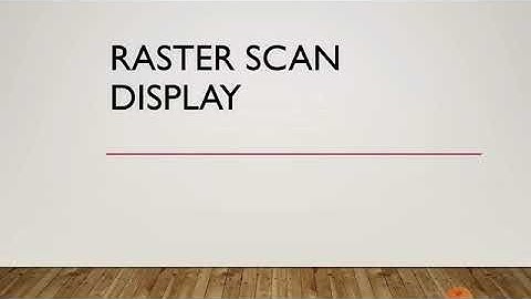 Raster Scan Display full explaination in one video