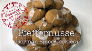 Pfeffernüsse - German spice cookies