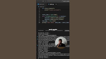 Speed Up Your Python Code with This Simple Trick. 👀 #python #threading #codingtips
