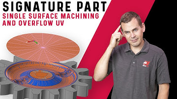 Mastercam Single Surface Machining and Overflow UV | Mastercam 2022 Signature Parts