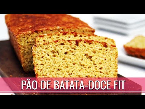 PÃO DE BATATA DOCE FIT SEM GLÚTEN E SEM LACTOSE