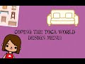 Copying the toca world edit menu  toca world