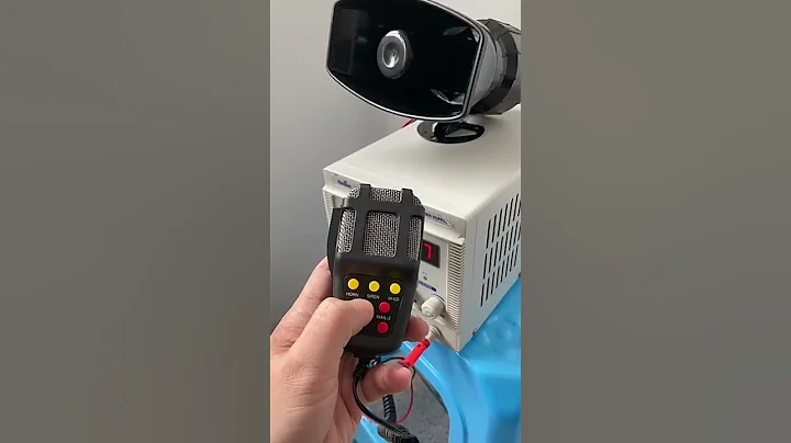 12V Loud Sound Car Warning Alarm Siren Horn PA Speaker Loudspeaker MIC System