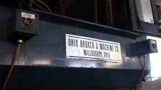 10 Ton Ohio Vertical Hydraulic Broach For Sale