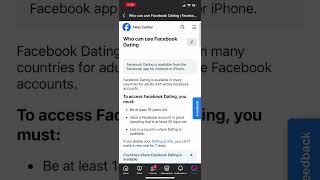 How To Find The Facebook Dating App (Step By Step)