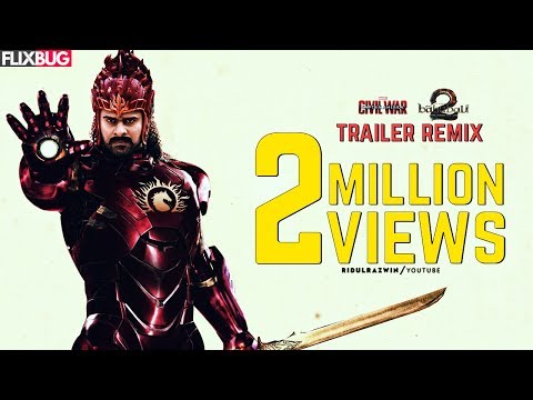 BAAHUBALI 2-THE CONCLUSION | REMIX TRAILER | IRONMAN vs CAPTAIN AMERICA VERSION | HINDI |