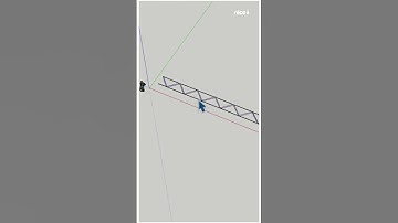 How to design a ‎‏truss structure in SketchUp?!#nicetower #sketchup