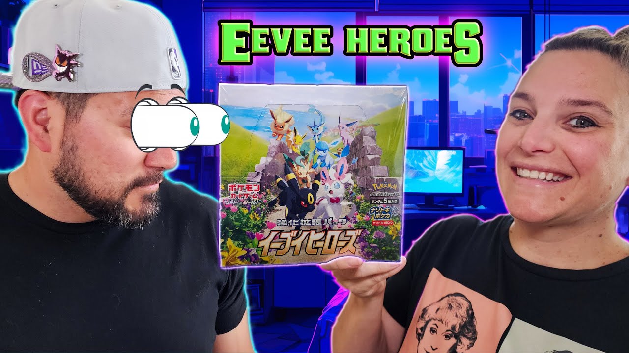 Opening Eevee Heroes Pokemon Cards Live