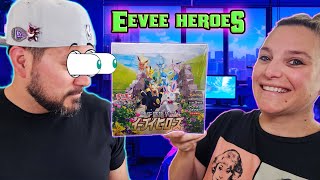 Opening Eevee Heroes Pokemon Cards Live