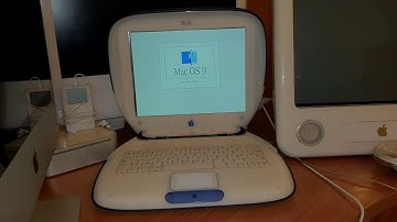 Mac OS 9 Booting Up #iBook (FireWire)