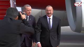 Президент Турции Реджеп Тайип Эрдоган прибыл с официальным визитом в Азербайджан