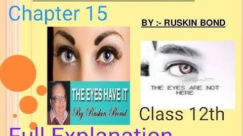 The eyes are not here part -2