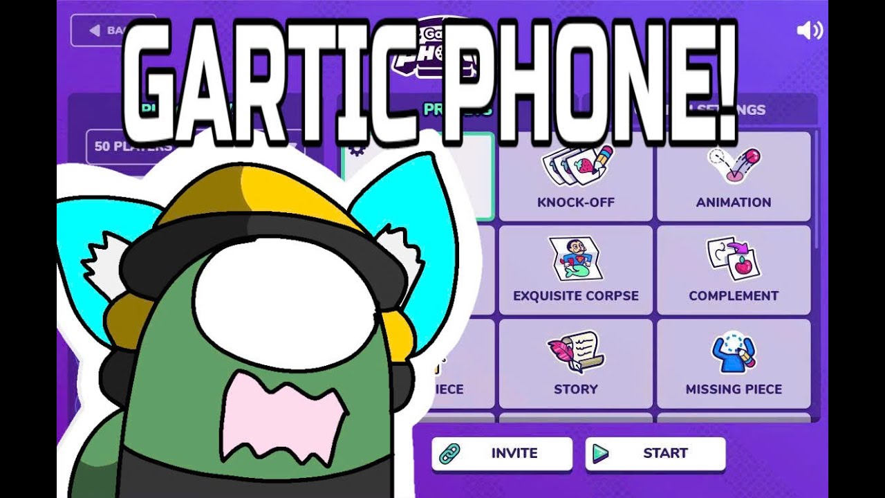 Live Stream to play Gartic Phone for fun