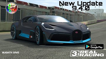 Real Racing 3 New Update 9.4.0. 60 New Car Bugatti DIVO